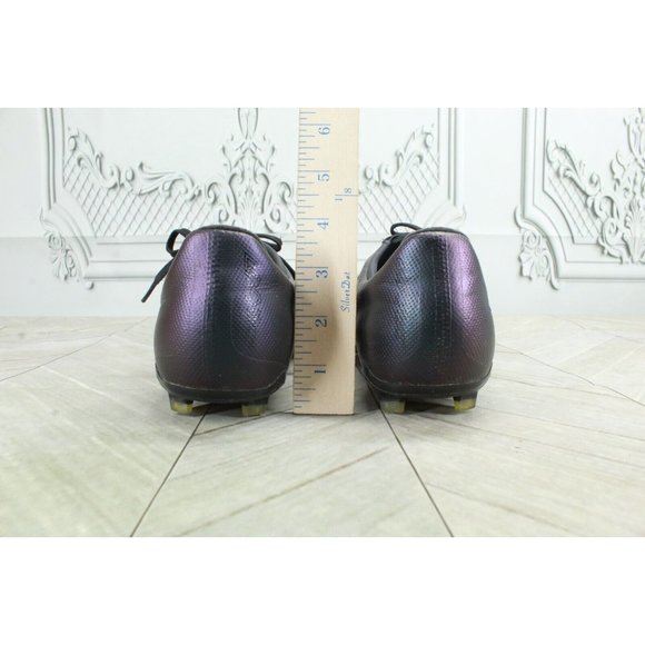 Nike Kid's ACC Jr Phantom Venom Elite FG Black Purple Soccer Cleats Size 5.5Y - Picture 8 of 9